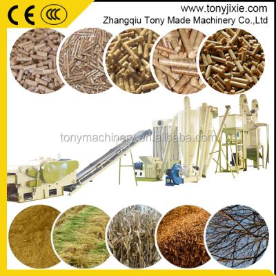 China For pressing biomass pellets or animal feed from pellets complete wood pellet line exported to Italy/Spain/Kosova/Russia for sale