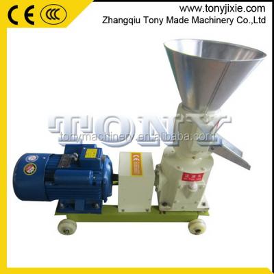 China Make Feed Pellets STYLISH Flat Die Animal Feed Pelletizer / Corn Meal Pellet Maker for sale