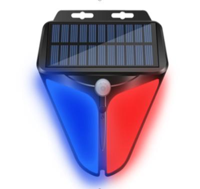 China New 3.7V/1200mAh Dual Solar Rechargeable Waterproof Motion Sensor PIR LED Wall Garden Alarm Villa Garden IP65 Villa Garden for sale