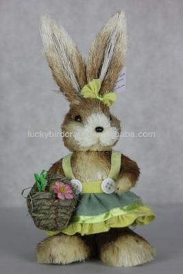 China China Easter decoration / sisal bunny for sale