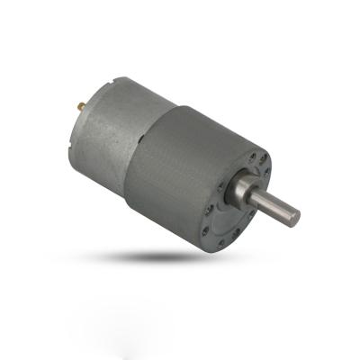 China Drip Proof Silent Micro 12 Volt 80 Rpm DC Gear Motor High Torque With Encoder for sale