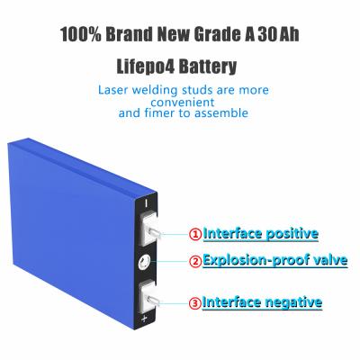 China Electric car LiitoKala LiFePo4 3.2V 30AH 5C battery lithium bateria for 12V lifepo4 e-bike e scooter wheelchair AGV car diy golf carts for sale