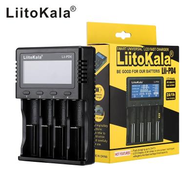 China Liitokala Lii-PD4 Standard LCD 3.7V 18650 Battery 18350 18500 16340 21700 20700B 20700 10440 14500 26650 1.2V AA AAA NiMH Lithium Battery Charger for sale