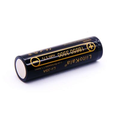 China 100% Original LiitoKala Toys Lii-35A 3.7V 3500mAh 10A Discharging Rechargeable Batteries for 18650 Battery/UAV for sale