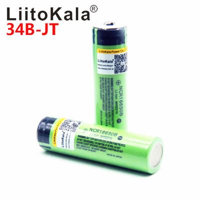 China Hot original liitokala 100% new NCR18650B 3.7v 3400mah 18650 lithium rechargeable battery from consumer electronics for flashlight batteries (NO PCB) for sale