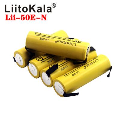 China Other LiitoKala Lii-50E IMR 21700 5000mAh 3.7V 40A High Capacity Protected Flat Surface Rechargeable Li-ion Battery+DIY Nicke for sale