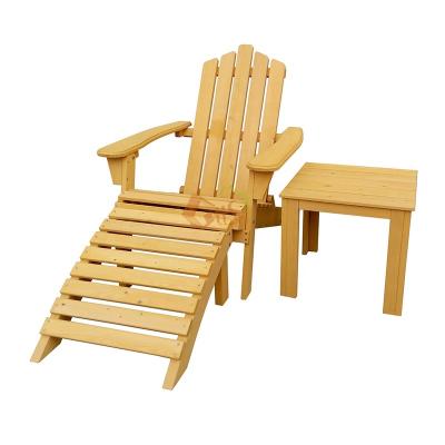 China Relax Beach Chair Wooden Reclining Deck Chair for sale