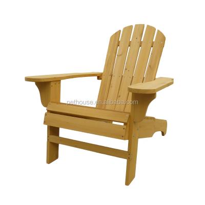 China Solid Wood Outdoor Wooden Beach Chair for sale