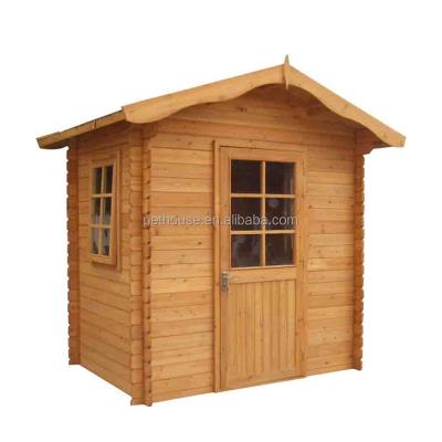 China Single House Garden Timber Wooden Log Cabin for sale