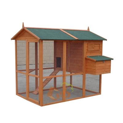 China Viable Layer Quail Wooden Chicken Cages Extra Large Chicken Cage Barn For Sale for sale