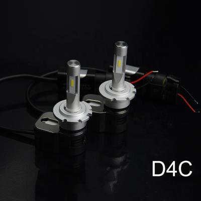 China 12v T5 led headlight bulb 8400lm 60w d2s hid to led conversion D2S led headlight fog light for F1 car for sale