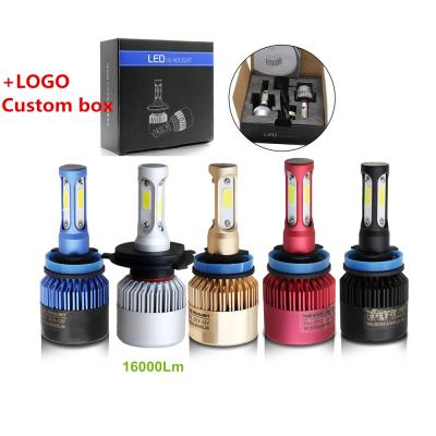 China auto parts car led headlight 72w H7 S2 clamps 360 degree rotate led auto head lamp led car lights canbus H7 F1 for sale