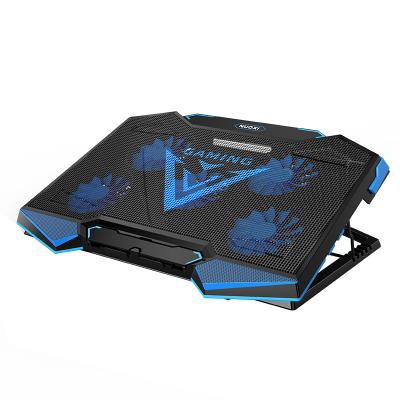 China NUOXI 5 Low Noise Adjustable Gaming Fan Cooler Pad Laptop Stand Fan Cooler Pad for sale