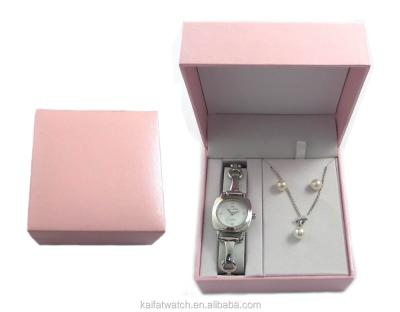 China Wholesale Watch Gift Set In Stock For Holiday Low MOQ Low Wholesale Price Watch Jewelry Gift Set In Stock For Christmas Day And Valentine Day Holiday for sale