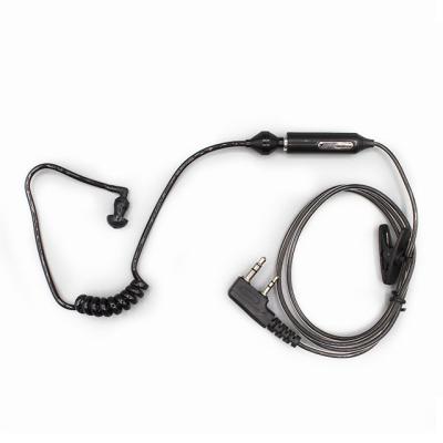 China Wholesale 2 Pin Noodle In-Ear Walkie Talkie Headset K Plug Handset For Baofeng Uv5R Bf-888S Uv5R Lianglu Radio for sale