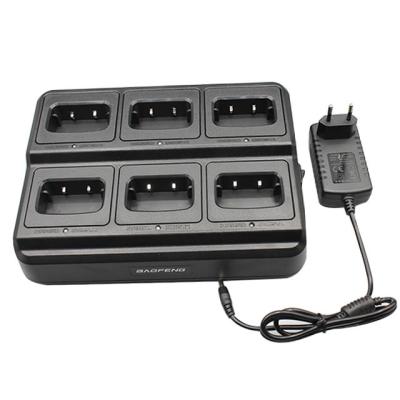 China Wholesale BF-888S Standard Original Baofeng Battery Charger Multi-Unit Charger Six-part Base for FB UV-5R UV-5R Plus Walkie Talkie for sale