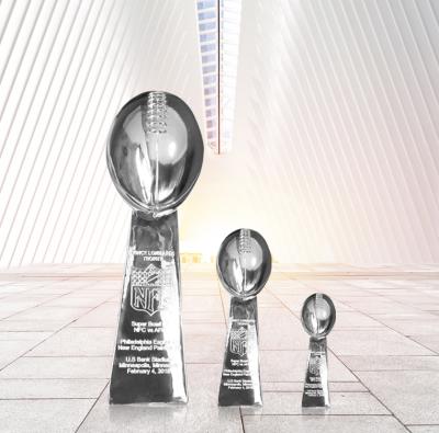 China USA Can Custom Content 10inches 13inches 22inches NFL Super Bowl Vince Lombardi Championship Trophy for sale