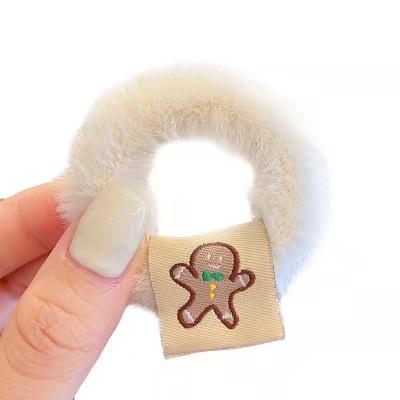 China Smart Casual High Quality Custom Elastic Plush Hair Ring Hair Accessories Girl Hair Band for sale