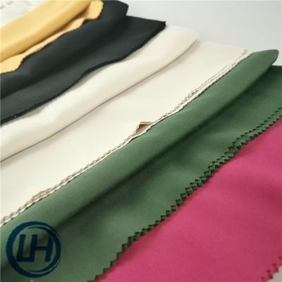 China Double faced excellent quality polyester rayon suiting fabric plain dyed techniques style fabric for sale