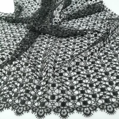 China Breathable high quality hot sale eyelet eyelace hollow out design floral geometric design rolled edged eyelet embroidery fabric for sale