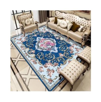 China Customized Washable Persian Rug 3D Carpet Easy To Clean Washable Area Rugs Rugs For Living Room for sale