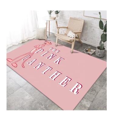 China Cute Washable Crystal Carpet Door Mat Living Room Dining Room Blankets Velvet Cartoon Anti Slip Accept Customized Size And Design for sale