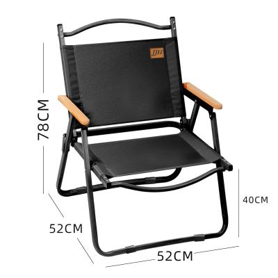 China Kermit Chair Wood Portable Folding Camp Beach Camping Chair Picnic Chairs for sale