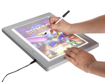 China Aluminum Light Tracing Control Drawing Board LED Light Box Touch On/Off/Dimmer Protection A4 LED for sale