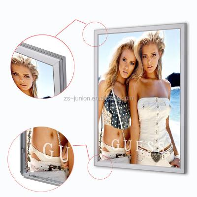 China China Supplier Advertising LED Snap Frame Poster Light Box Rectangle for sale