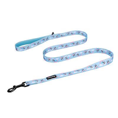 China Padded Durable Pet Leash Custom Patterns Logo For Walking Dog for sale