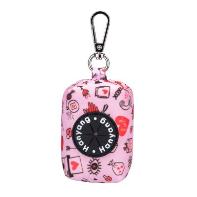 China OEM Manufacturer Padded Metal Hardwear Soft Neoprene Pattern Custom Dog Poop Bag Holder for sale