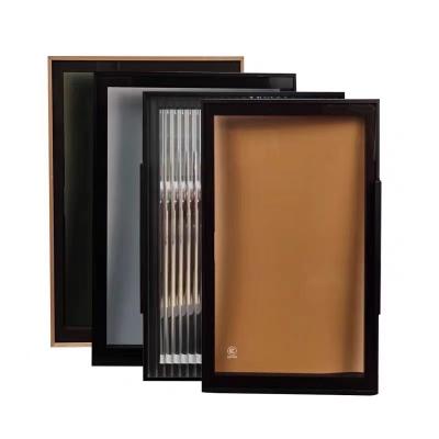 China Environmental Protection Single Glass Storage Cabinet Cabinet Wine Sliding Door Light Luxury Double Sundries High End Glass Door for sale