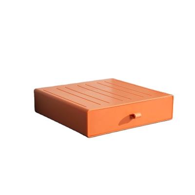 China Hot Selling Plastic Drawer Stocked Amazon Desktop Storage Box Matching Cashier Desk Case OEM Color Can Be Printed With Logo for sale