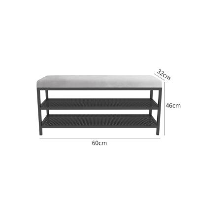 China New Hot Selling Simple And Elegant Nordic Modern Minimalist Style Entryway Use Shoe Stool Can Rest Shoe Rack Sofa Stool for sale