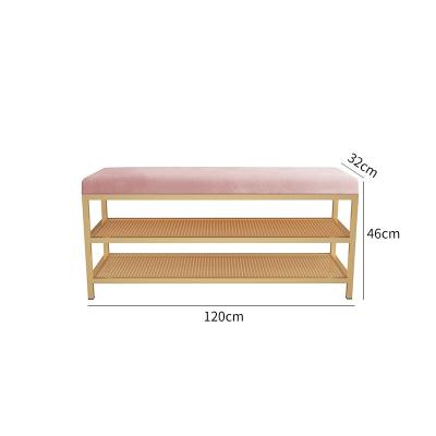 China New Hot Selling Simple And Elegant Nordic Modern Minimalist Style Entryway Use Shoe Stool Can Rest Shoe Rack Sofa Stool for sale