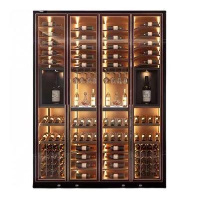 China No Deformation Customized Wine Cabinet Furniture Large Capacity Lightweight Luxury Wine Glass Rack for sale