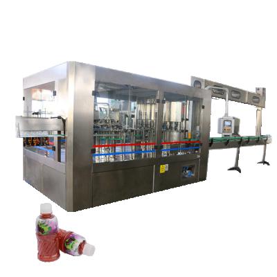 China CLOTHING Liquid Juice Filling Machine Automatic Monoblock For Pet Bottles With Fruit Juice Capping And Labeling Production Line Machine for sale