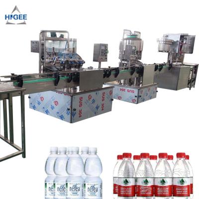 China Food Water Filling Machine with Mineral Water Bottle Production Line for Spring Flavor Packing Bottling Plant with 100ml Package for sale