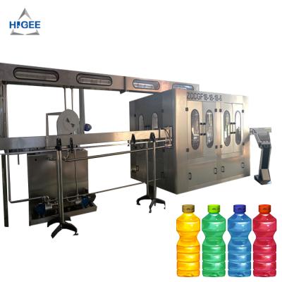 China Automatic Food Beverage Filling Machine With Juice Glitter Water Equipment Liquid Wrap Bottling Packing Machine for sale