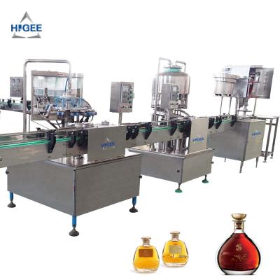 China Food Vodka Filling Machine For Wine Liquor Liquor Cider Bottling Machine Whiskey Small Washing Filler Bottles With Packaging Machine for sale