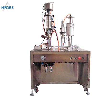 China Full Automatic 35-65 Mm Bag On Valve Spray Can Filling Machine, Inhaler Spray Filling Machine Aerosol Spray Filling Machine Liquid Filler for sale