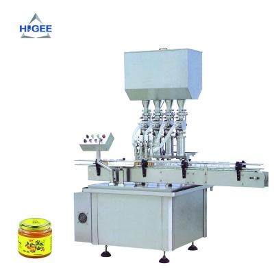 China Food Sauce Bottling Machine, Bottle Filling Machine For Chocolate Tomato Chili Sauce for sale