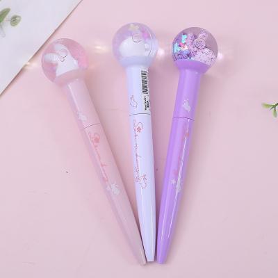 China office & School Pen Promotional Christmas Gift Pen Wanderer Crystal Ball Point Pen Custom Logo for sale