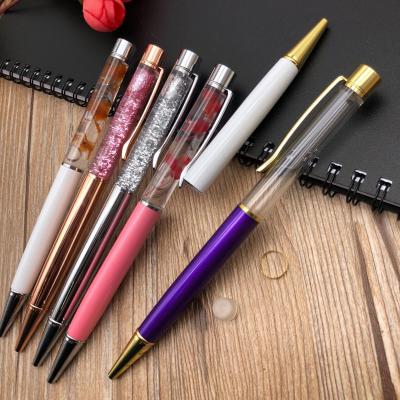 China office & School Pen Personalized Logo Glitter Gel Pens Empty DIY Floating Pens Kids for sale