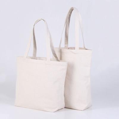 China 100% Holly Promotion Company Logo Eco-friendly Cotton Canvas Shopping Tote Bags for sale