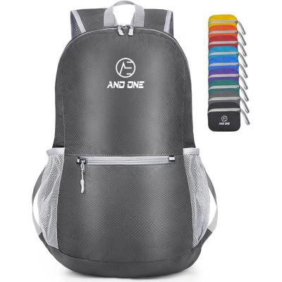 China OEM Logo Fashion Wholesale Custom Foldable Colorful Lightweight Bag Promotional Lightweight Sports Backpack Other Foldable Backpack for sale