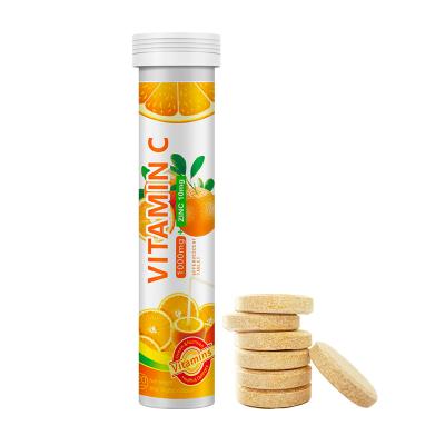 China Custom ODM/Juice Vc Vitamin C Orange Effervescent Tablet 1000000PCS/Month for sale