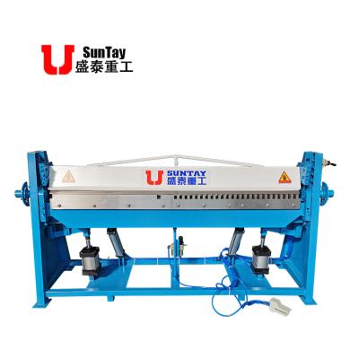 China Building Material Shops Duct Bending Machine TDF Manual Sheet Metal Folding Machine To Make Rectangle Duct for sale