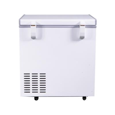 China Mini Horizontal Fruit Storage Deep Sea Freezer Ice Cream Low Temperature -40 Degree Melts Dippin Dots Ice Cream Storage for sale