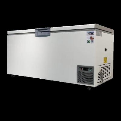 China Large Capacity Chest Freezer Horizontal Double SECOP Compressor Freezer -86 Degree 610L Ultra Low Temperature Freezer for sale